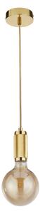 Searchlight 77651GO - Lampada a sospensione con cavo SUSPENSION 1xE27/60W/230V oro