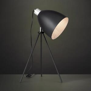 Eglo 79378 - Lampada da tavolo MAREPERLA 1xE27/60W/230V nero