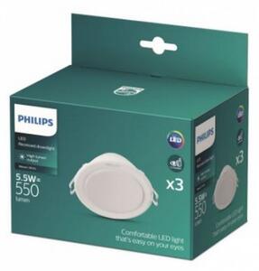 Philips - SET 3x Lampada LED da incasso MESON LED/5,5W/230V