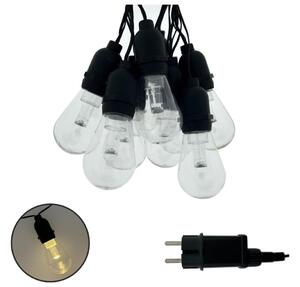 LED catena luminosa decorativa per esterni 10xLED/0,15W/230V 3,8 m IP44 nero