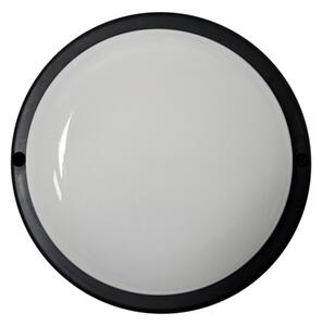 Plafoniera LED da esterno 8W/230V 4200K diam. 14 cm IP64 nera