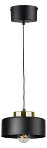 Lampadario con cavo IGNIA 1xE27/60W/230V nero/oro