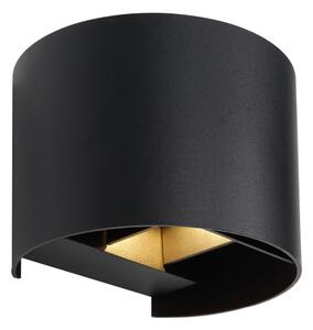 Globo 34168RB - Applique a LED da esterno VERONIKA 2xLED/3W/230V IP44 nero