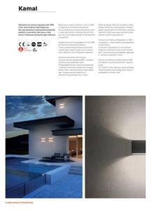 Redo 90375 - Applique LED da esterno KAMAL LED/6W/230V 3000K IP54 bianca