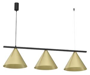 Lampadario a sospensione con cavo CAPITAL 3xGX53/15W/230V oro