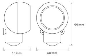 Osram - Lampada orientativa da esterno con sensore SPYLUX LED/0,3W/4,5V IP43