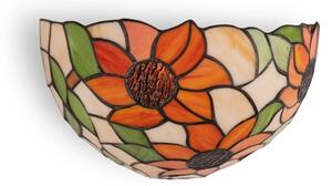 Brilagi - Applique Tiffany in vetro colorato SUNFLOWER 1xE14/40W/230V
