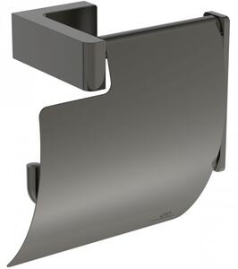 Porta Carta Igienica Ideal Standard CONCA piazza 123x78x128mm Grigio magnetico