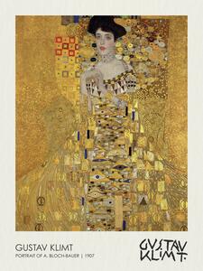 Riproduzione Portrait of Adele Bloch-Bauer I 1907, Gustav Klimt