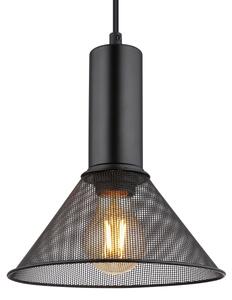 Globo 15648H1 - Lampadario a sospensione con filo JEDD 1xE27/60W/230V nero