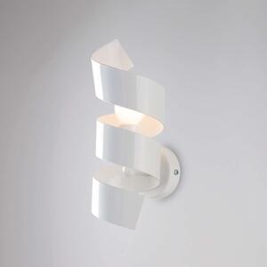 Bonetti Illumina Applique in ferro laccato bianco lucido con cavo elettrico regolabile 1 luce