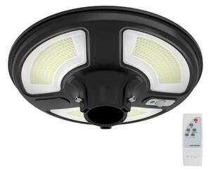 Lampada solare LED da esterno 10W 3,2V IP65 4000K con sensore e telecomando