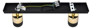 Faretto LED TUBSSON 2xGU10/4,8W/230V nero/oro