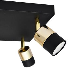Faretto LED TUBSSON 4xGU10/4,8W/230V nero/oro