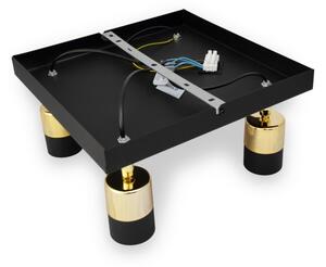 Faretto LED TUBSSON 4xGU10/4,8W/230V nero/oro