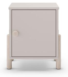 Comodino per bambini color crema in legno di pino Enola - Marckeric
