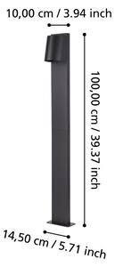 Eglo 900692 - Lampada LED da esterno STAGNONE 1xGU10/4,6W/230V IP54