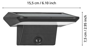 Eglo 48944 - Lampada da parete solare LED con sensore PORRASSA LED/20W/3,7V IP44