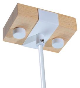 Lampadario a sospensione con filo 1xE27/40W/230V bianco