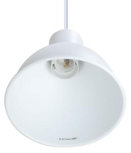 Lampadario a sospensione con filo 1xE27/40W/230V bianco
