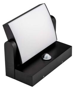 Lampada da parete LED esterna con sensore LED/17W/230V 3000K IP65 nero