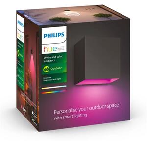 Philips - Set da 2 lampade da esterno dimmerabili LED RGBW Hue RESONATE LED/8W/230V IP44