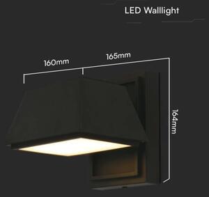 Applique a LED da esterno LED/15W/230V IP65 4000K nero