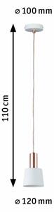 Paulmann 79656 - 1xE14/20W Lampadario a sospensione con filo NEORDIC HALDAR 230V
