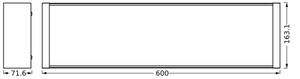 Ledvance - Plafoniera LED dimmerabile OFFICE LINE LED/20W/230V 60 cm + +TC