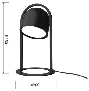 Wofi 8045-102 - LED Lampada da tavolo dimmerabile con funzione Touch NIZZA LED/10,5W/230V nero