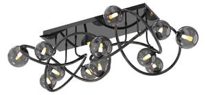 Wofi 9014-1205 - Lampadario a plafone LED NANCY 12xG9/3,5W/230V nero/cromo