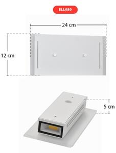 Telefunken 307706TF - Applique a LED da esterno 2xLED/3W/230V IP44 bianco