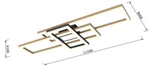 Wofi 9022-306L - Plafoniera LED dimmerabile MATERA LED/57W/230V