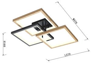 Wofi 9022-306S - Plafoniera LED dimmerabile MATERA LED/40W/230V