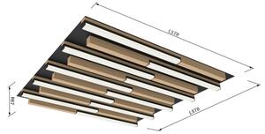 Wofi 9031-1006 - Plafoniera LED dimmerabile PALERMO LED/40W/230V legno