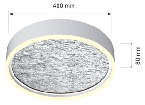 Wofi 9002-103M - Plafoniera LED dimmerabile BORDEAUX LED/37W/230V argento