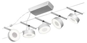 Paulmann 94475 - Set 5x LED/5W Sistema completo a cavo CIRCLE 230V cromo opaco