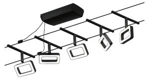 Paulmann 94485 - KIT 5xLED/4,8W Sistema completo a cavo FRAME 230V nero