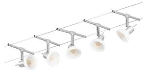 Paulmann 94136 - Set 5xGU5,3/10W Sistema completo a cavo SHEELA 230V cromato