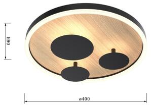 Wofi 9013-306S - Plafoniera LED dimmerabile REIMS LED/26W/230V