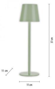Leuchten Direkt 19250-43 - LED Lampada ricaricabile da esterno EURIA LED/3W/5V IP54