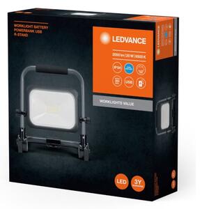 Ledvance - Proiettore LED dimmerabile WORKLIGHT BATTERY LED/20W/5V IP54