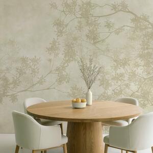 Carta da parati Wall murals Tree branches with leaves, Carta da parati Foglie, Carta da parati popolare, t00578 - Tapeko.it