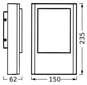 Ledvance - Applique a LED da esterno ENDURA STYLE LED/12,5W/230V IP44