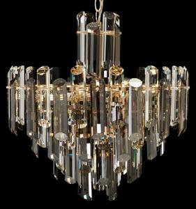 Maytoni DIA200PL-06G - Lampadario a sospensione con catena FLARE 6xE14/40W/230V