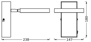 Ledvance -Luce Spot da parete a LED DECOR SATURN LED/11W/230V 3000/4200/6500K