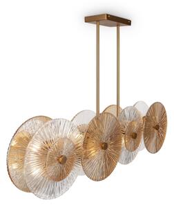 Maytoni MOD007PL-08G1 - Lampadario a sospensione con supporto rigido ASTER 4xE14/40W/230V