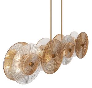 Maytoni MOD007PL-08G1 - Lampadario a sospensione con supporto rigido ASTER 4xE14/40W/230V