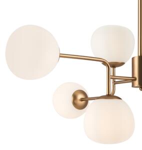 Maytoni MOD221-PL-08-G - Lampadario a sospensione con supporto rigido ERICH 8xE14/40W/230V rame