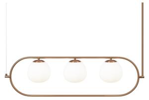 Maytoni MOD221PL-03BS - Lampadario a sospensione con supporto rigido ERICH 3xE14/40W/230V rame